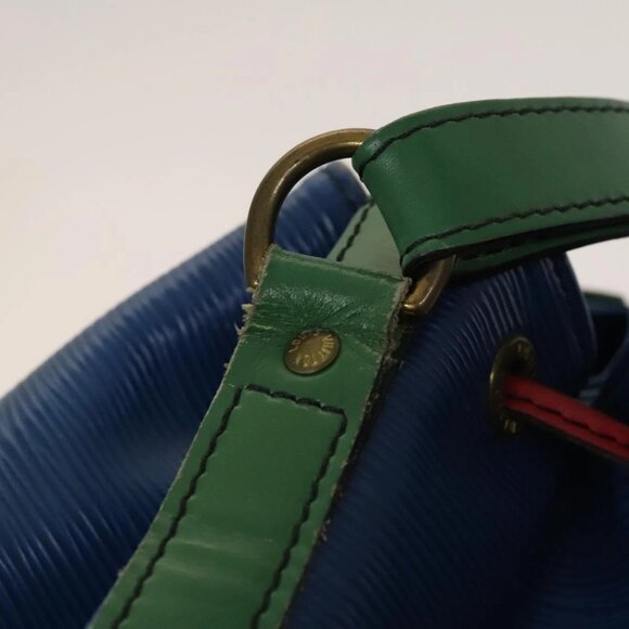 LOUIS VUITTON Epi Toriko Color Noe Bag Red Blue Green M44084 LV Auth 11 - Picture 9 of 16